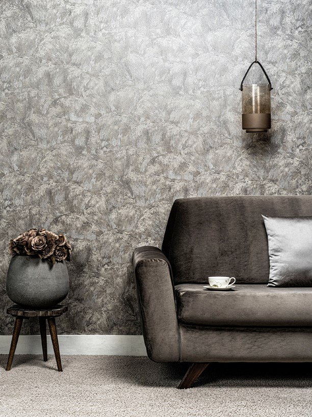 Modern minimalist grey Wallpaper  TenStickers