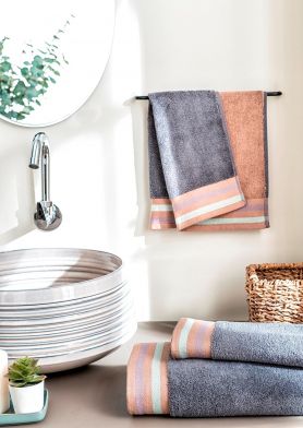 Zest Natural Charcoal Hand Towel