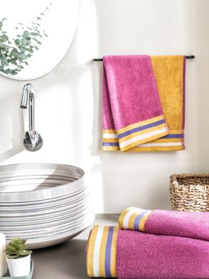 Zest Sunshine Rose Hand Towel