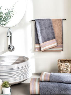 Zest Natural Charcoal Hand Towel