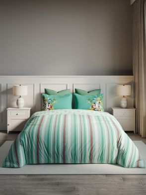 Floral Bliss Ocean Wave