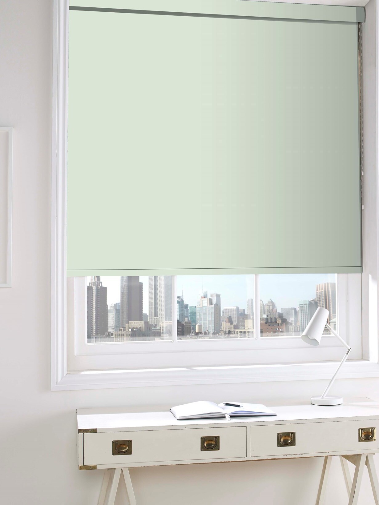 Blindecor Nd200  Night and Day 100 x 180 cm cream  Double Fabric Roller Blind 